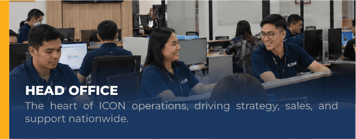 Head Office — the heart of ICON operations, driving strategy, sales, and support nationwide.